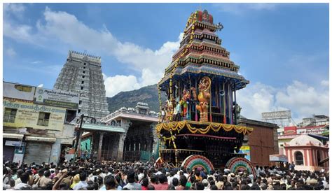 அண்ணாமலையார் கோயிலில் மகா ரதம் வெள்ளோட்டம்: அரோகரா முழக்கமிட்டு வடம் ...