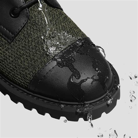 Round-Toe Lug Sole Lace-Up Ankle Boots (Florence), DARK OLIVE MARBLED ...