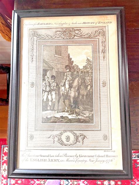 Original, Engraving Gen Charles Lee taken | Grelly USA