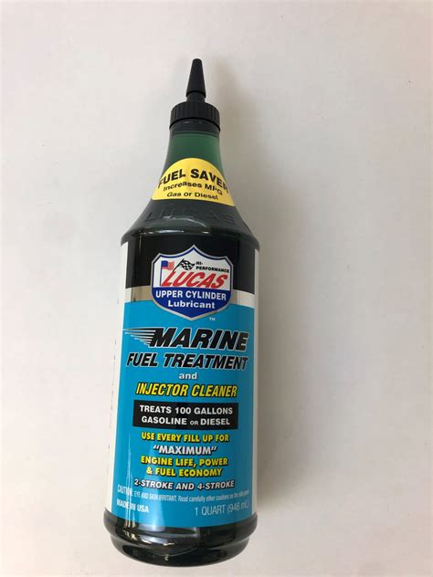 Lucas Marine Fuel Treatment & Injector Cleaner – Quart - Bob's Machine