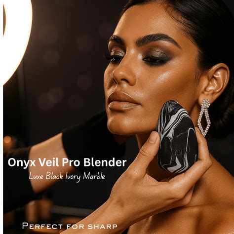 MarbleTouch Pro Blender – Obsidian Veil | Professional Makeup Tools by ...