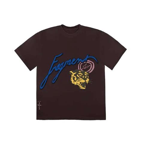 Travis Scott Cactus Jack For Fragment Icons Tee 'brown' Price in India ...