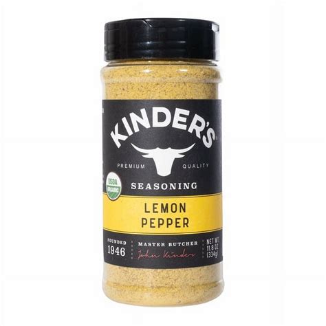 Kinder's Lemon Pepper Seasoning, 11.8 oz - Walmart.com
