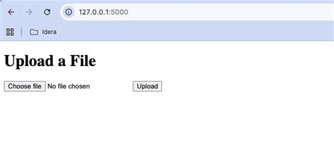 Python Flask File Picker 的图像结果