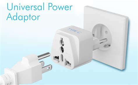 Ceptics India to Europe, Turkey, Spain & More (Type C) Travel Adapter ...