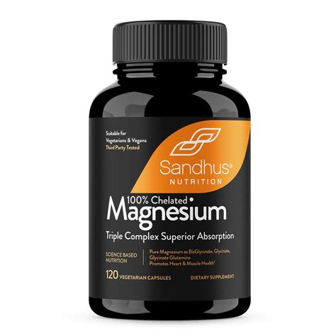 Buy Magnesium Triple Complex Capsules | Sandhus – Sandhus Nutrition
