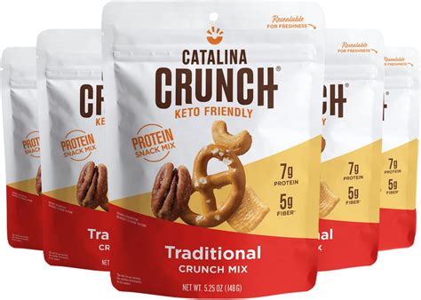 Amazon.com: Catalina Crunch Mix Traditional Protein Snack Mix | Low ...