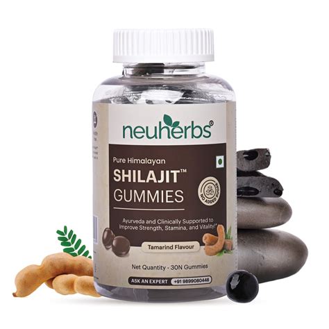 Pure Himalayan Shilajit Gummies (30) to Boost Stamina - neuherbs