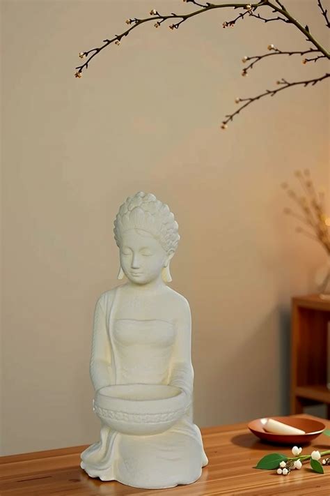 Kneeling Lady with Offering Bowl – Decorcorner