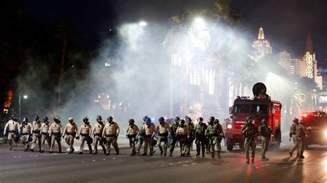 Police: Violent protests Sunday night in Las Vegas lead to 155 arrests ...