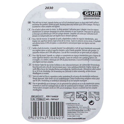 GUM® Expanding Floss Zahnseide 30 m - Shop Apotheke