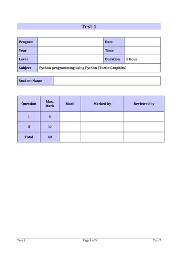 Image result for Python Programming Test Questions