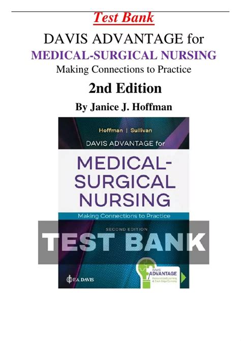 Test Bank For Davis Advantage for Medical-Surgical Nursing 2nd edition ...
