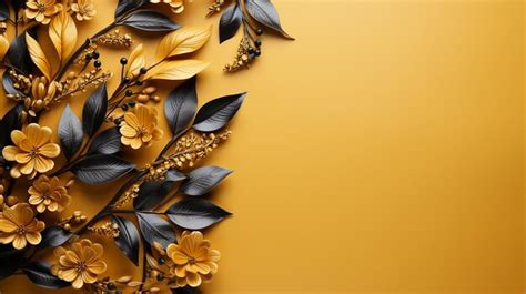 Frame with leaves composition top view with copy space on background ...