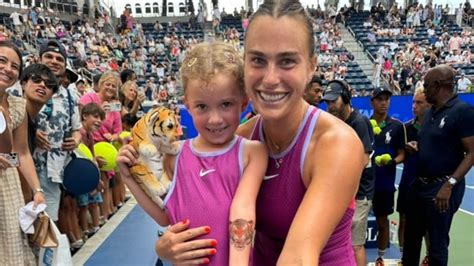 Watch: Aryna Sabalenka meets adorable 'mini' doppelganger at US Open ...
