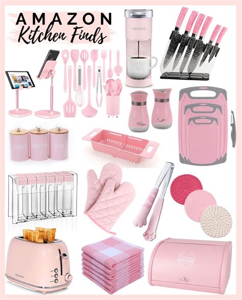 Pink Kitchen Appliances and Utensils for Stylish Cooking