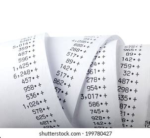 Adding Machine Tape 的图像结果