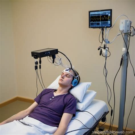 Epilepsy Patient Intracranial EEG Recording | Stable Diffusion Online