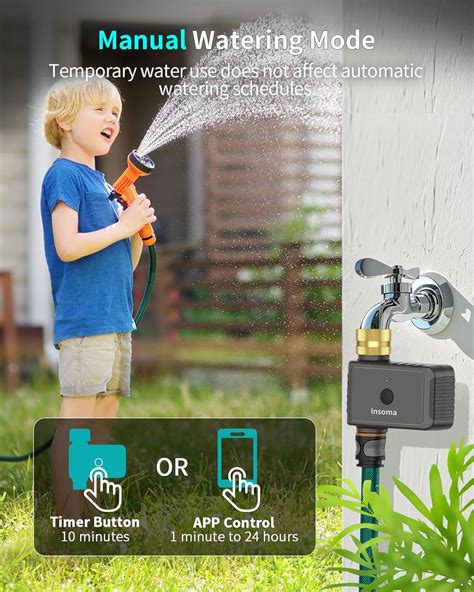 Insoma WiFi Hose Timer with Brass Inlet, Smart Water Timer India | Ubuy