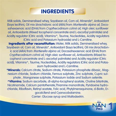 Nestle Nan Pro 1 Infant Formula Powder, (Stage 1) Price in India - Buy ...