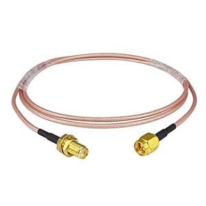 Buy 3AN Telecom 1M SMA Male to Female RF Coax Cable Connector Extension ...