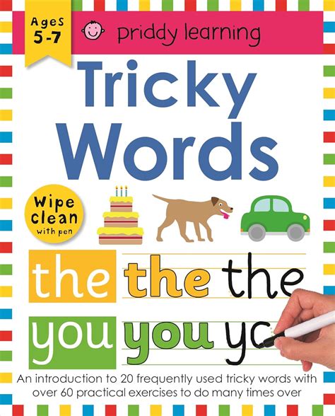 Tricky Words: Wipe Clean Workbooks : Books, Priddy, Priddy, Roger ...