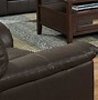 Image result for Dark Brown Leather Loveseat