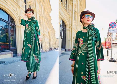 KILORY TRENDZ FLORA VISCOSE DIGITAL PRINT WITH FANCY EMBROIDERY WORK ...