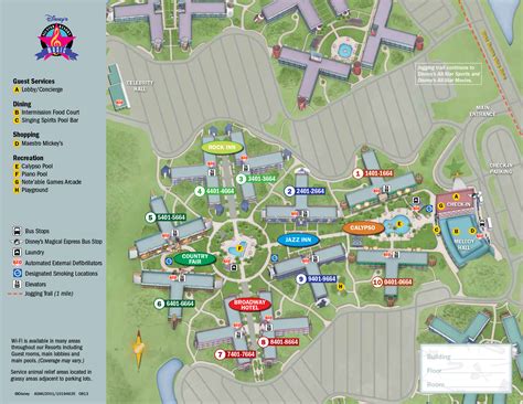 All Star Music Resort Map | KennythePirate.com