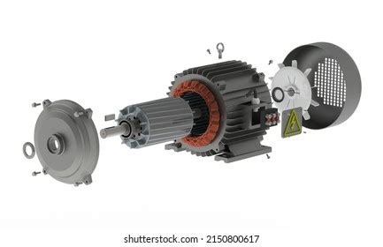 Image result for Exploded View of DC Generator