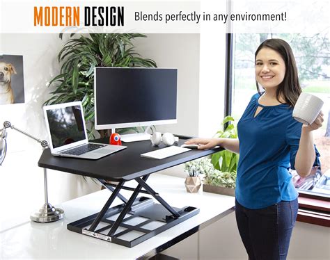 Stand Steady X-Elite Pro Corner Standing Desk | 40 Inch Corner Sit to ...