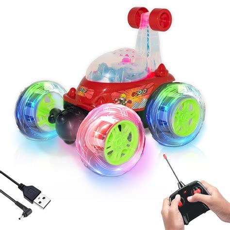 Gooyo GY-9514 360° Rotating & Rolling Stunt Car Toy with Light & Music ...