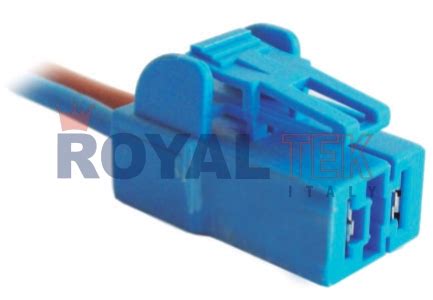 RoyalTek Italy - Ficha De Conexion Royaltek 2 (dos) Vias Macho Mo