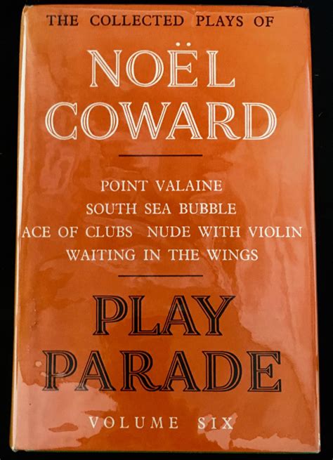 Noel Coward Play Parade Vol 6 og Collected Plays SIGNED by Coward Noel ...