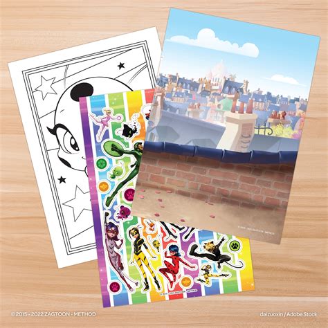 Buy Miraculous Ladybug Create A Scene Sticker Book, 40 Pages, 6 Sticker ...