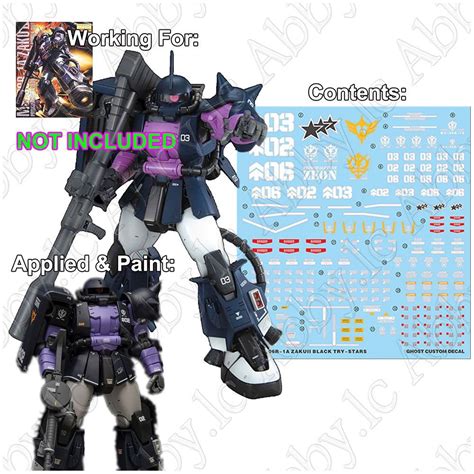 Para Mg 1/100 MS-06R-1A Zaku Ii 2 Black Tri Star ver | Ubuy India