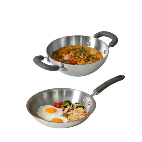 Buy Meyer Trivantage Nickel Free Stainless Steel 3 Piece Cookware Set ...