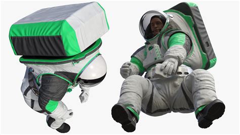 3D model Astronaut Wearing xEMU Working Pose | 3D Molier International