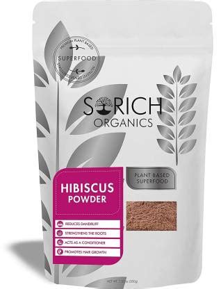 Sorich Organics Hibiscus Flower Powder Hair Care Face Improve Hair ...