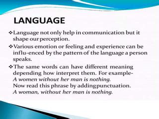 How Perceptions Affect Communication 的图像结果