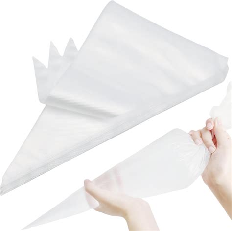 Amazon.com: HOMYTOP Extra Large Piping Bags - Disposable Pastry Bags ...