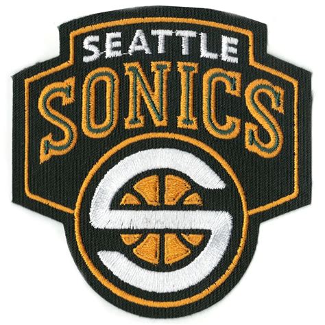 Seattle Supersonics Primary Logo Patch 2001