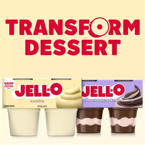 Jell-O Vanilla Pudding Snacks - Shop Pudding & gelatin at H-E-B