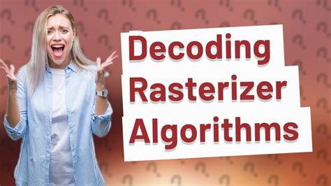 Rasterisation Basics 的图像结果