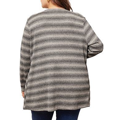 Plus Size Cardigan For Women Long Sleeve Lightweight Loose Casual Open ...