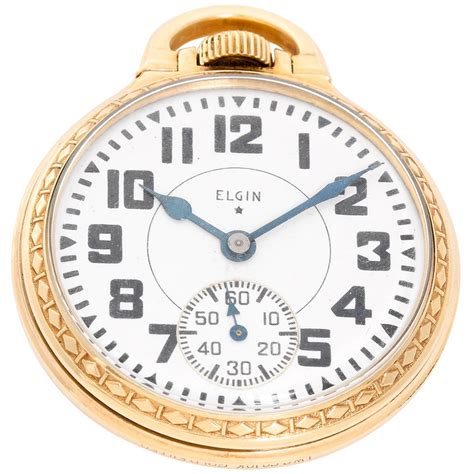 Elgin Multicolor Gold Diamond Hunter Case Pocket Watch at 1stDibs