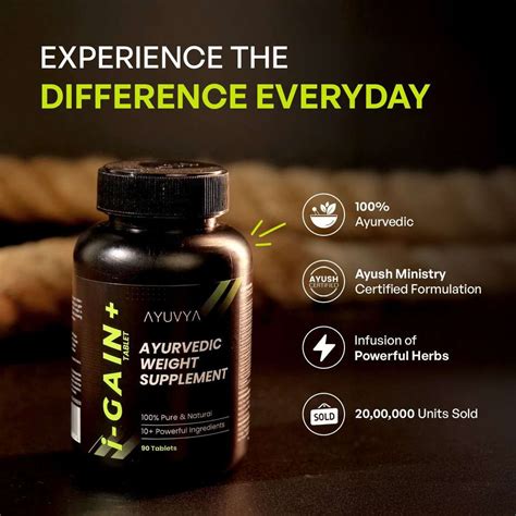 Ayuvya i-Gain+ Weight Supplement | Supports Better Appetite, Digestion ...