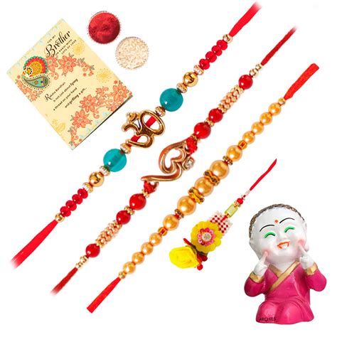 Buy ARCHIES Rakhi for Brother Rakshabandhan Combo of 1 Cute Monk Idol ...