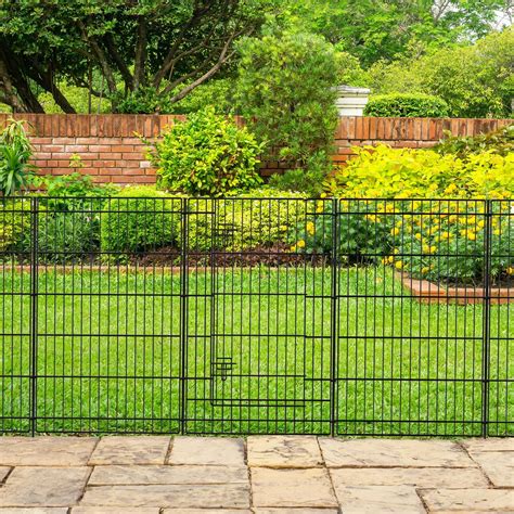 Amazon.com : 10 Panels No Dig Decorative Outdoor Garden Fence for Yard ...