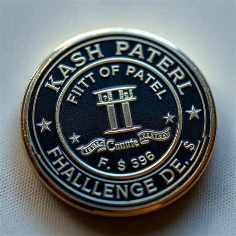 Kash Patel's FBI Challenge Coin: A Closer Look at Its Authenticity ...